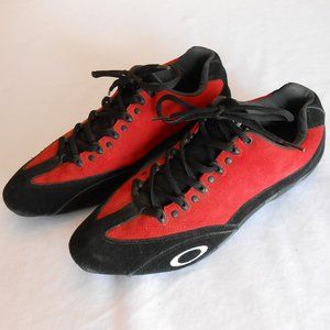red shoes for oakley